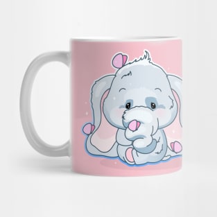 Baby elephant with butterflies Mug